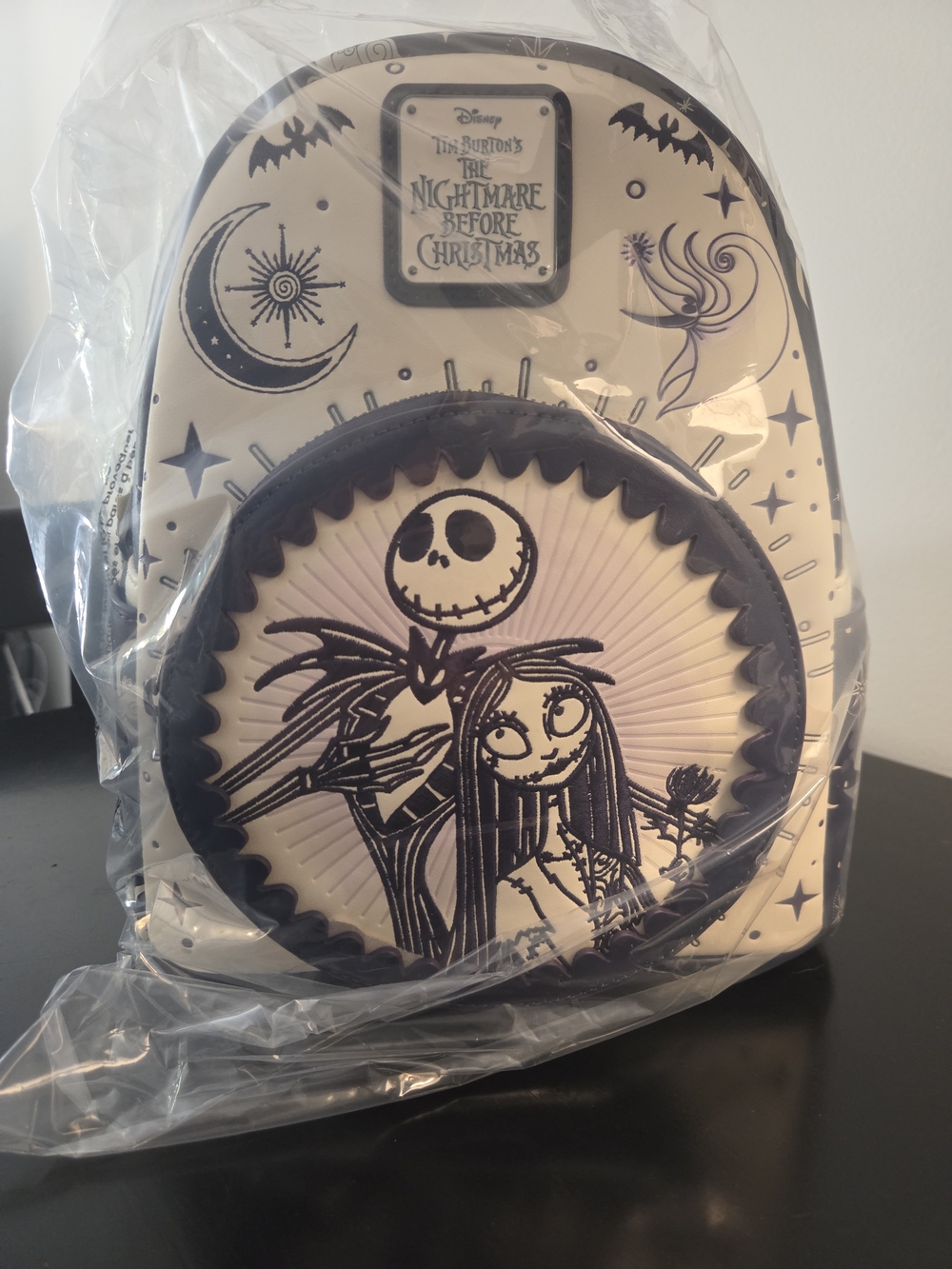 Jack & Sally Loungefly Backpack Hard Tag